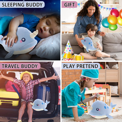 BABY SOFT PLUSH - BLUE NARWHAL