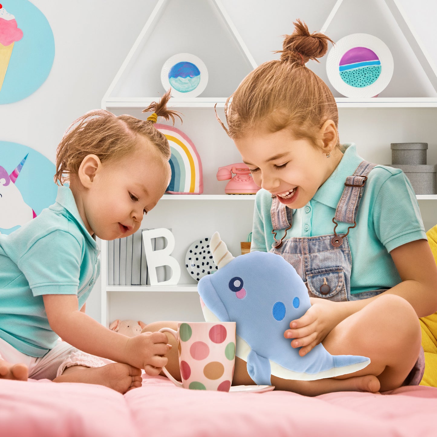 BABY SOFT PLUSH - BLUE NARWHAL
