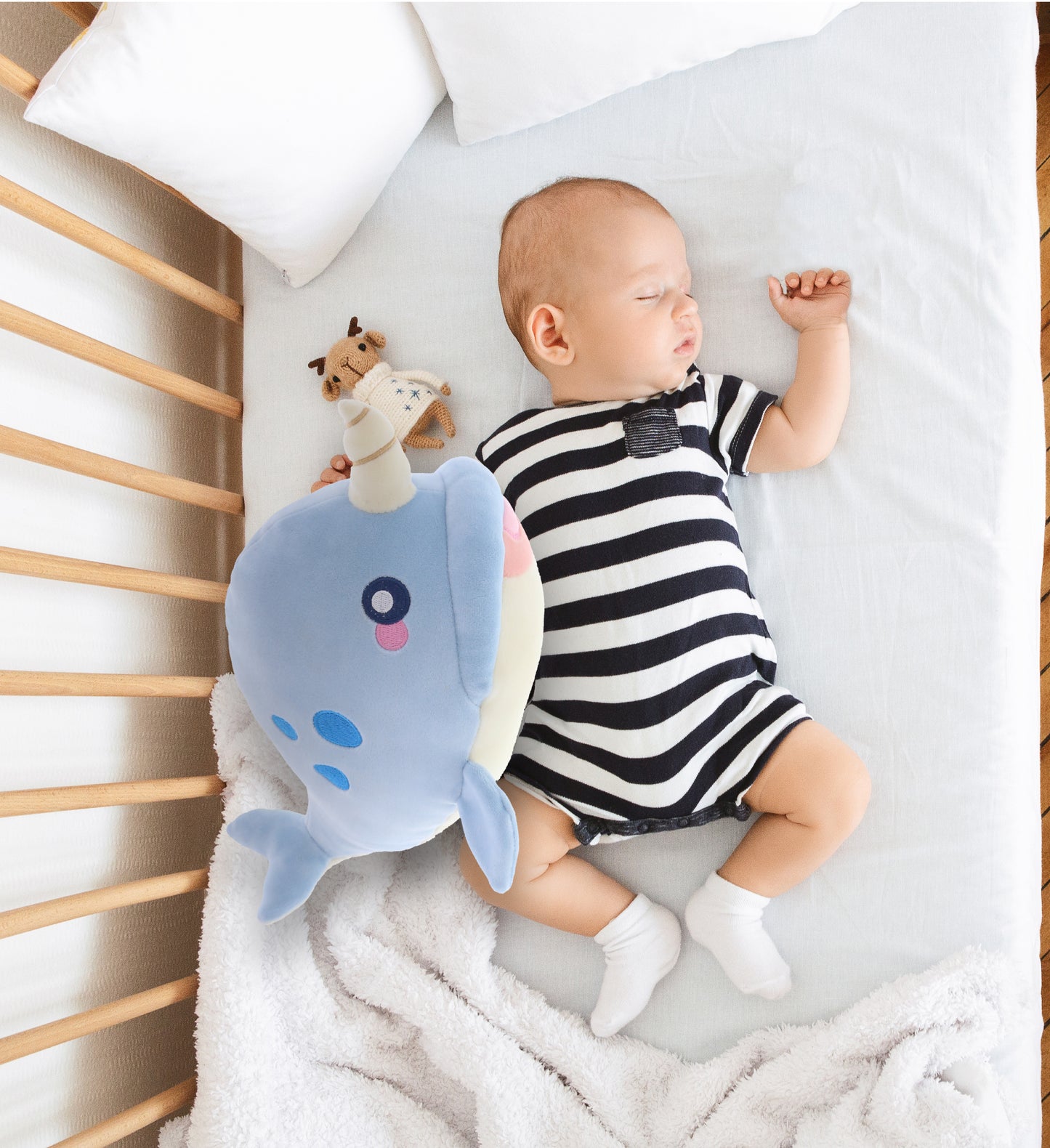 BABY SOFT PLUSH - BLUE NARWHAL