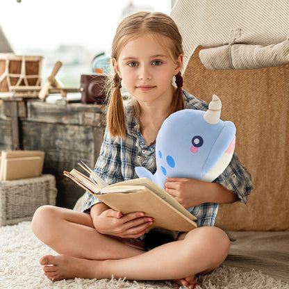 BABY SOFT PLUSH - BLUE NARWHAL