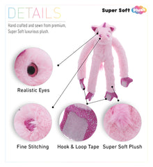 SUPER SOFT PLUSH - LONG ARMS - UNICORN