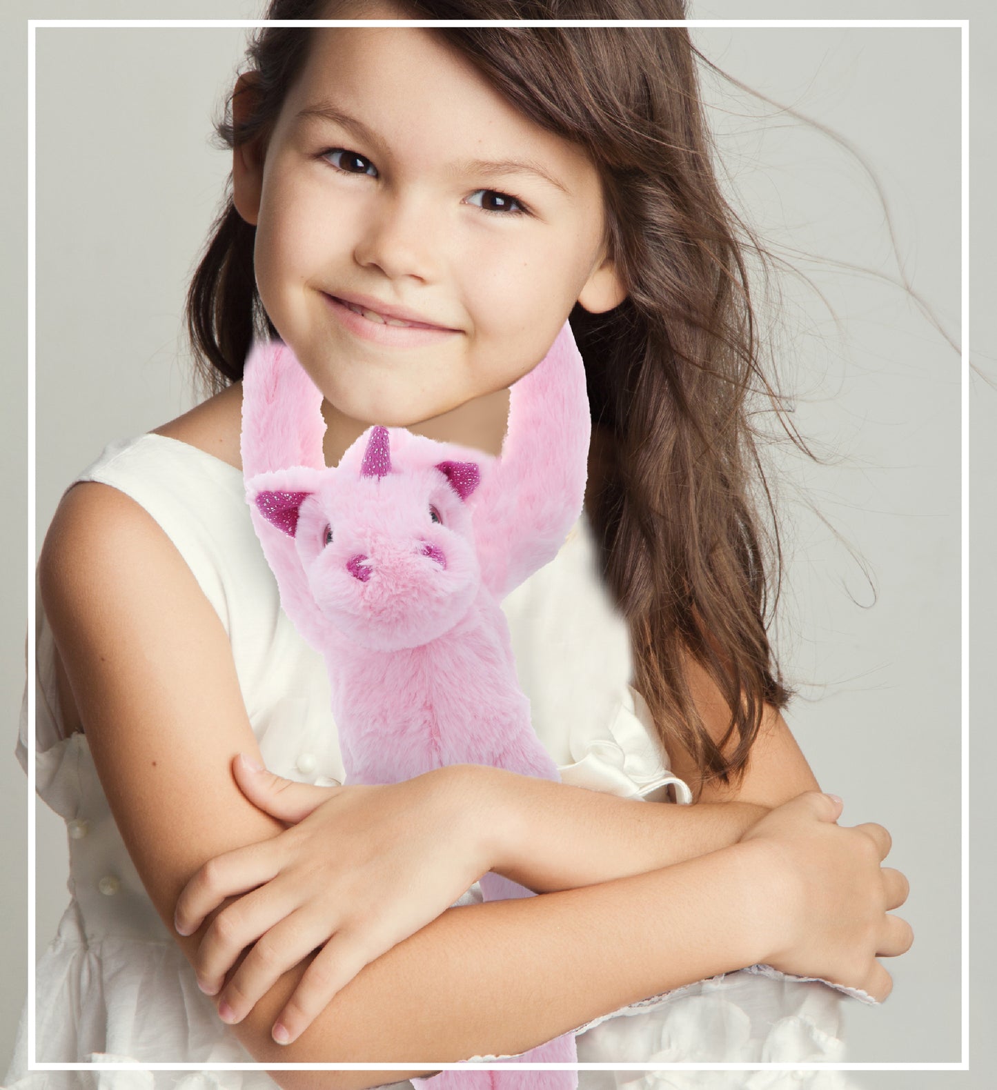 SUPER SOFT PLUSH - LONG ARMS - UNICORN