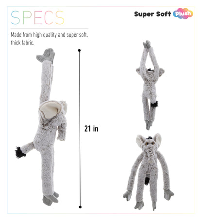 SUPER SOFT PLUSH - LONG ARMS - ELEPHANT