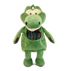STYLISH PLUSH BACKPACK - ALLIGATOR