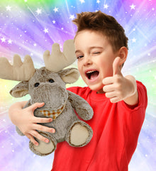 SUPER-SOFT PLUSH - SITTING MOOSE