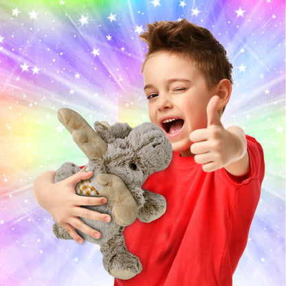 SUPER-SOFT PLUSH - LYING MOOSE