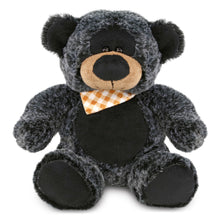 SUPER-SOFT PLUSH - SITTING BLACK BEAR