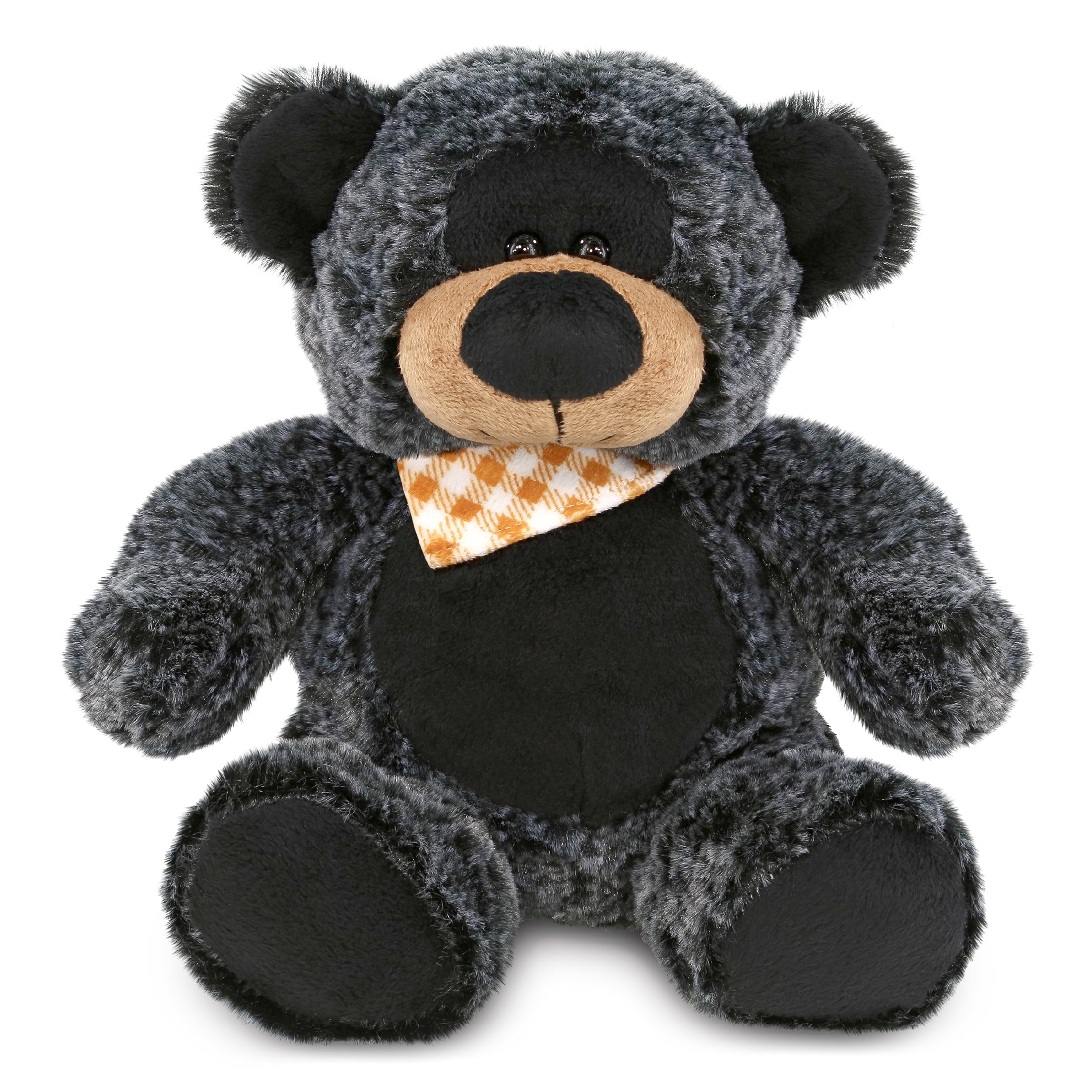 SUPER-SOFT PLUSH - SITTING BLACK BEAR