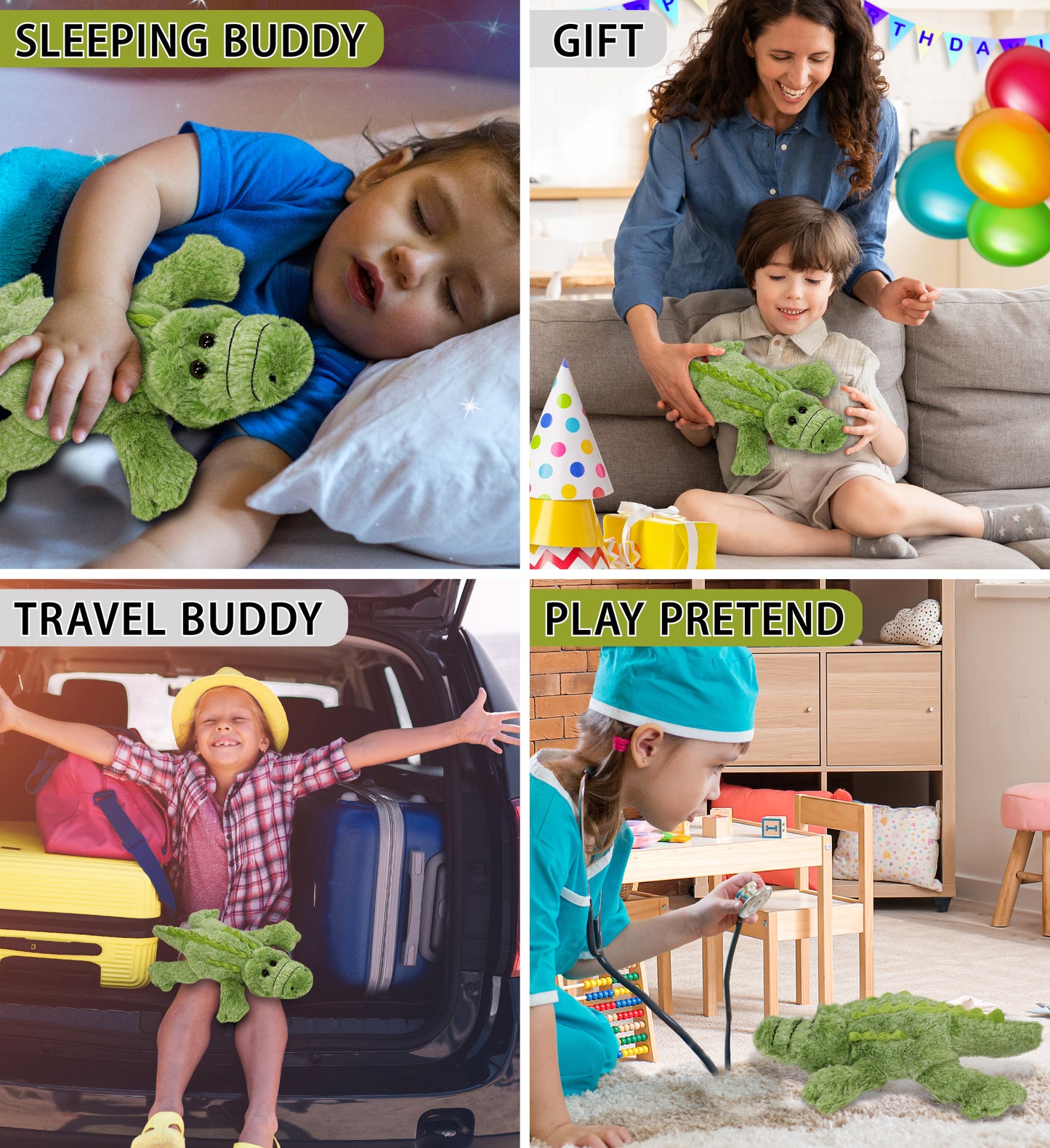 SUPER-SOFT PLUSH - ALLIGATOR SMALL