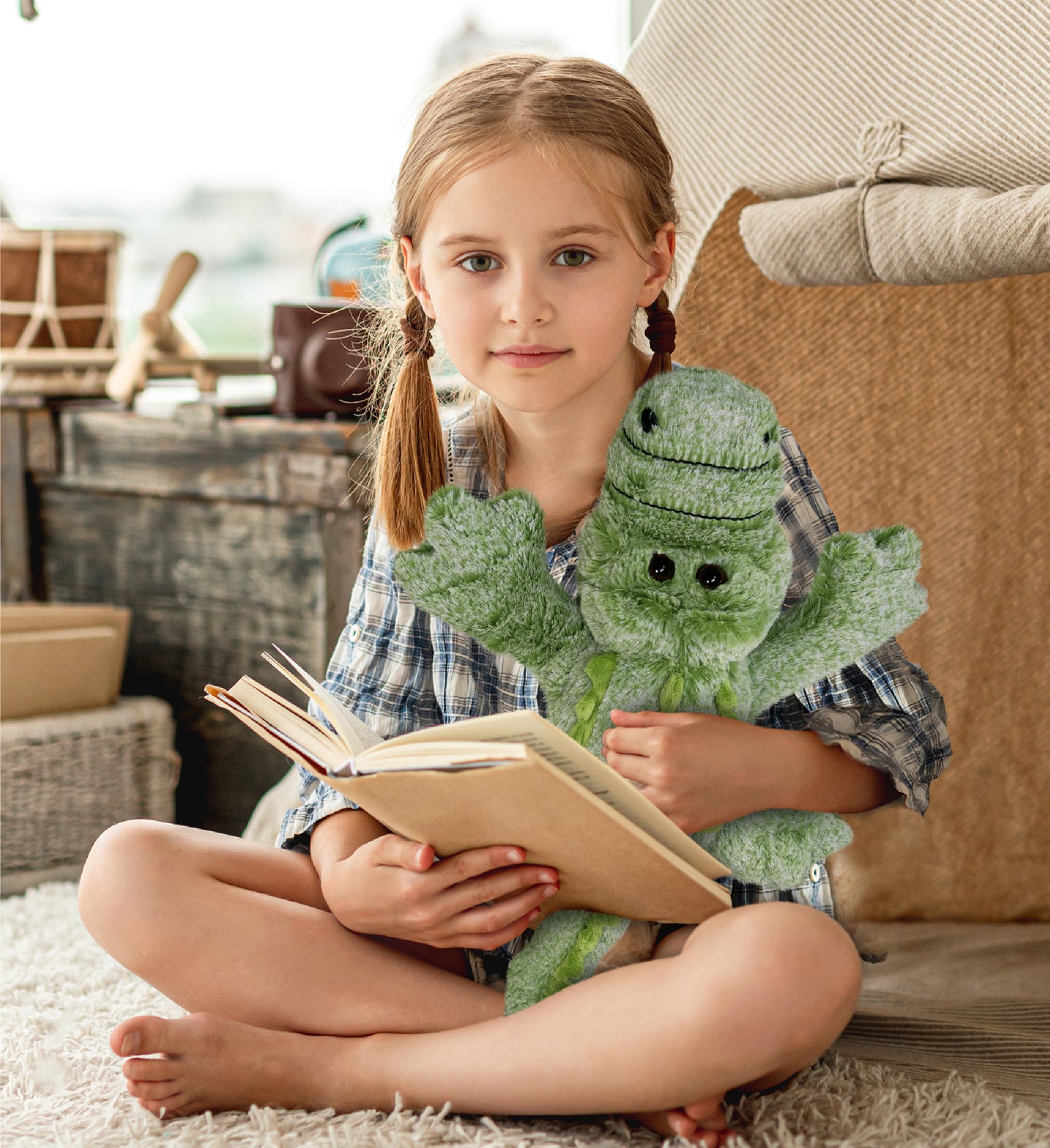 SUPER-SOFT PLUSH - ALLIGATOR LARGE