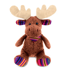 FUNKY PLUSH - SITTING BROWN MOOSE