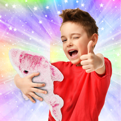 SUPER SOFT PLUSH - PINK DOLPHIN