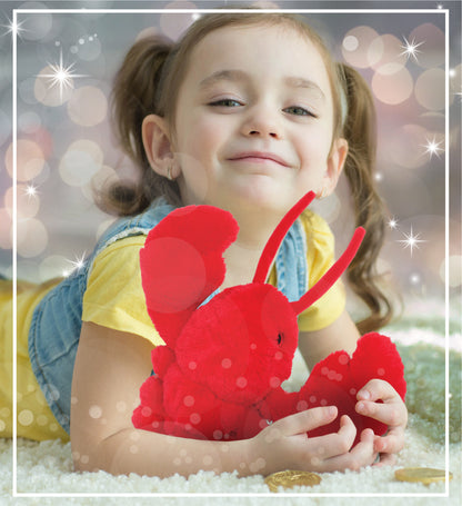 SUPER SOFT PLUSH - ELEGANT RED LOBSTER