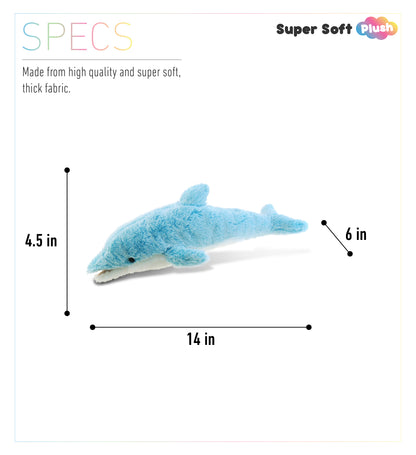 SUPER-SOFT PLUSH - DOLPHIN SMALL