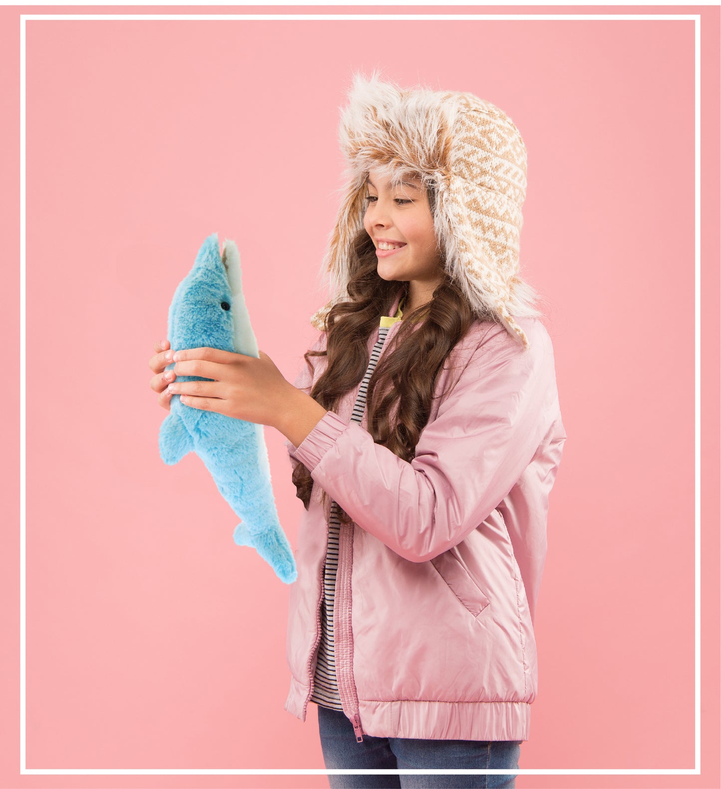 SUPER-SOFT PLUSH - DOLPHIN SMALL
