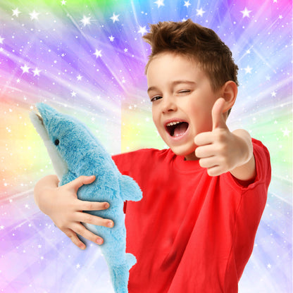 SUPER-SOFT PLUSH - DOLPHIN LARGE