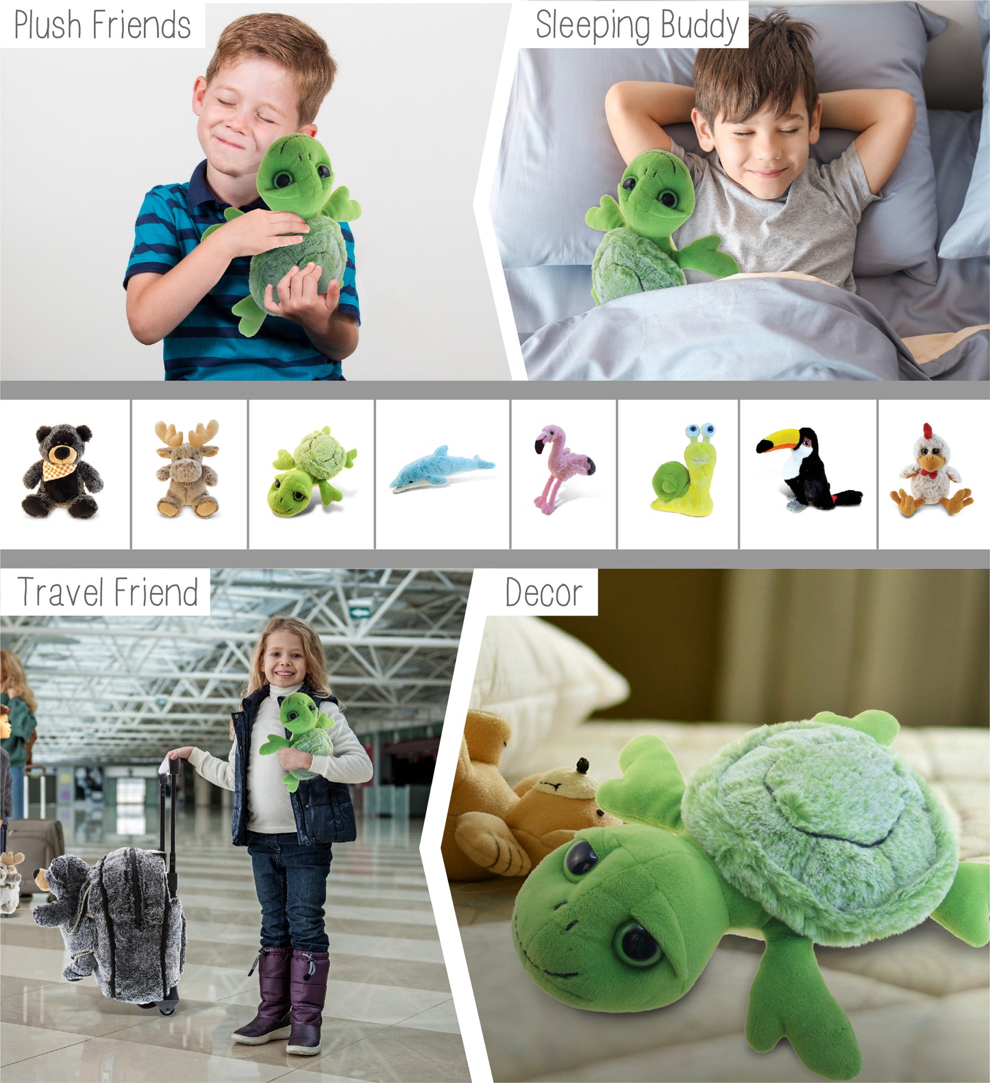 SUPER-SOFT PLUSH - SEA-TURTLE SMALL
