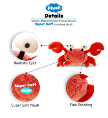 SUPER-SOFT PLUSH - RED CRAB 12"