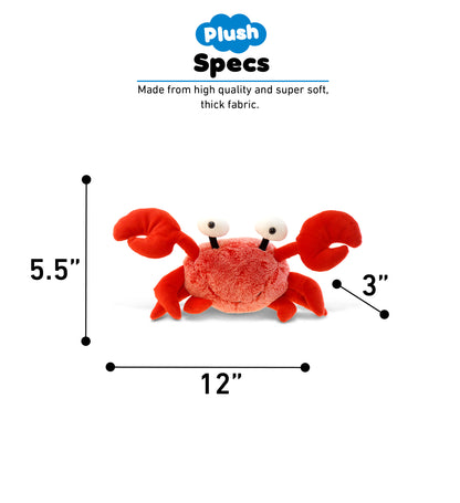 SUPER-SOFT PLUSH - RED CRAB 12"