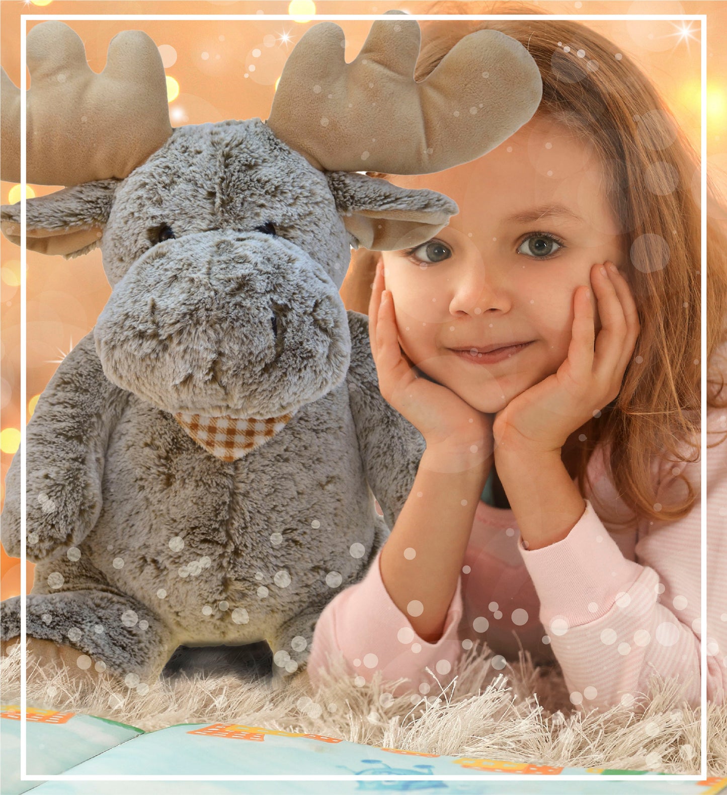 SUPER-SOFT PLUSH - SITTING MOOSE XL