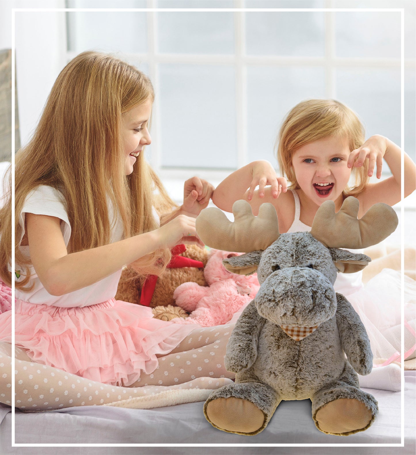 SUPER-SOFT PLUSH - SITTING MOOSE XL