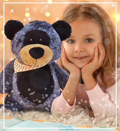 SUPER-SOFT PLUSH - SITTING BLACK BEAR XL