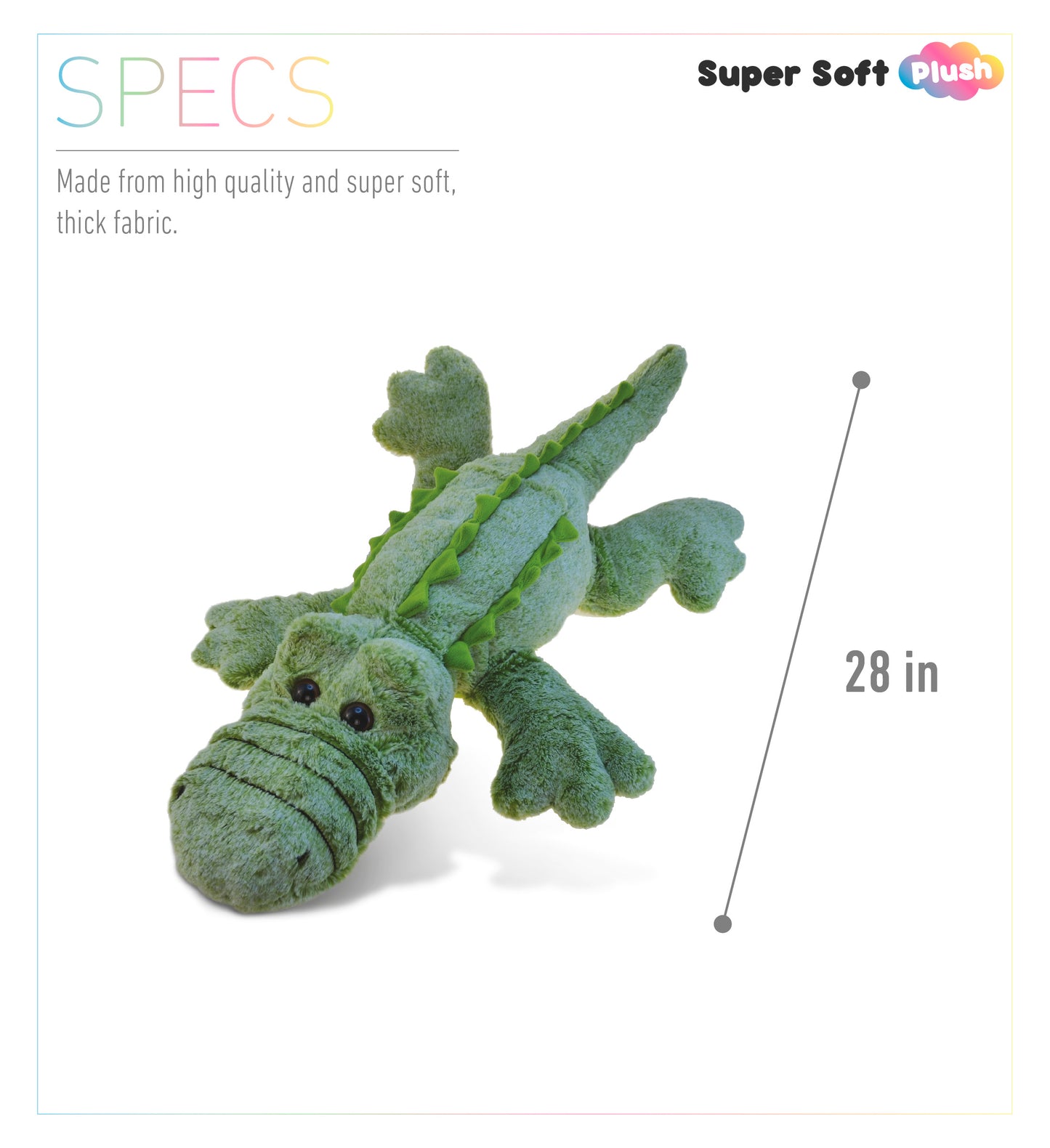 SUPER-SOFT PLUSH - ALLIGATOR XL
