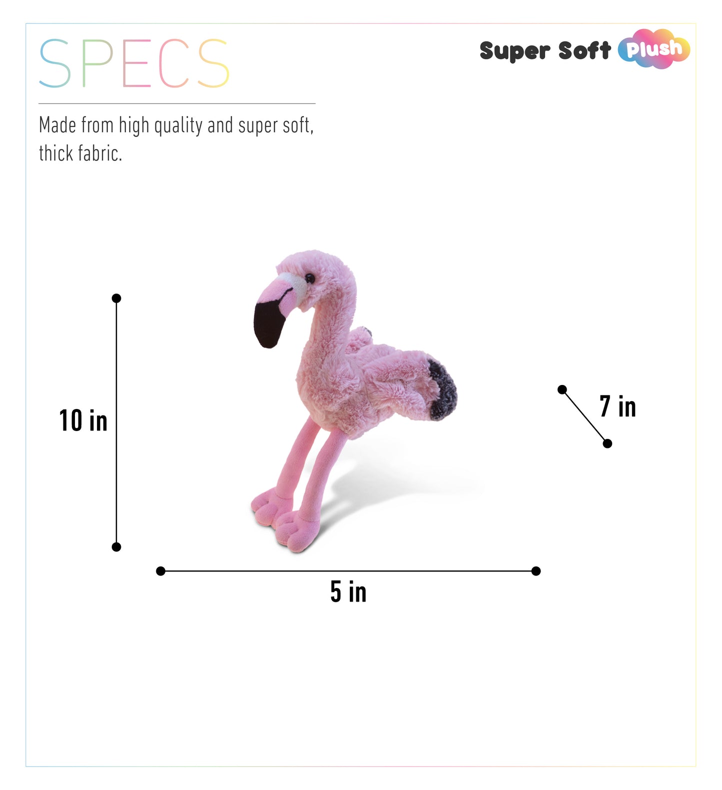 SUPER-SOFT PLUSH - PINK FLAMINGO