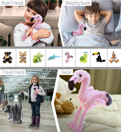 SUPER-SOFT PLUSH - PINK FLAMINGO
