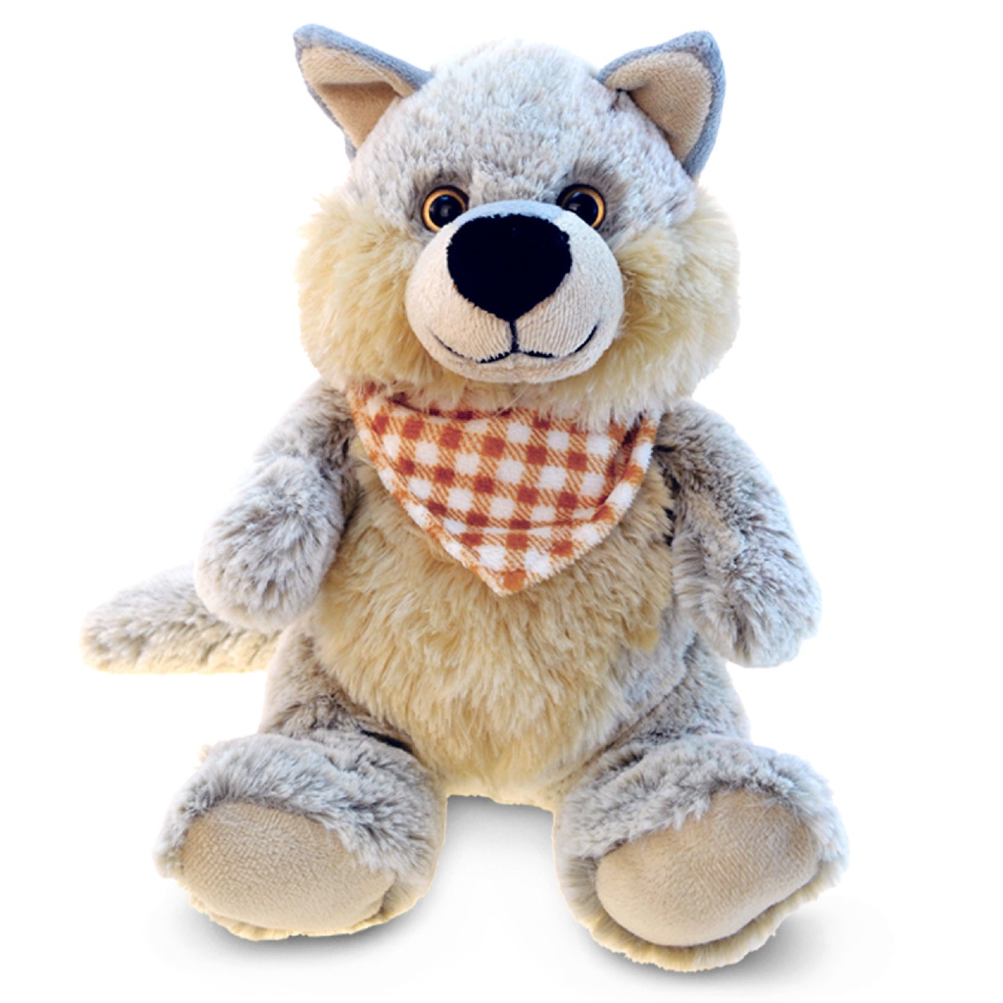 SUPER-SOFT PLUSH - SITTING WOLF