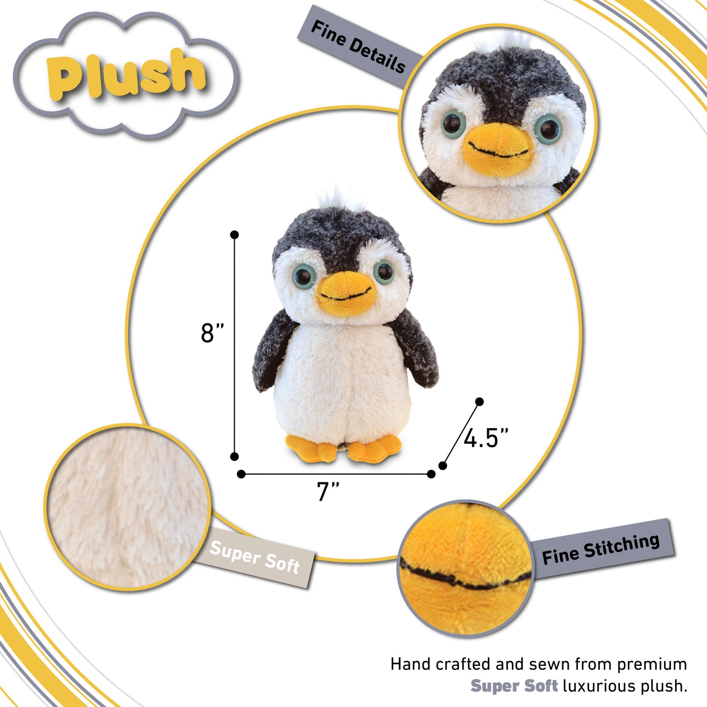 SUPER-SOFT PLUSH - PENGUIN