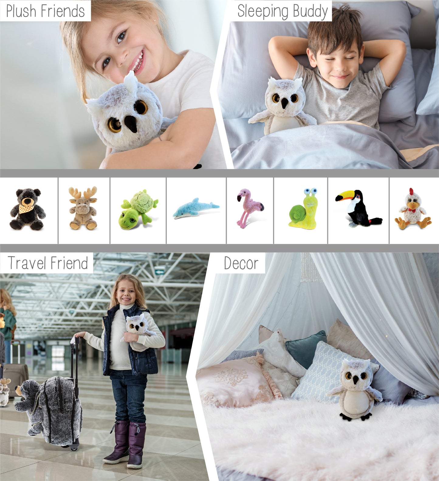 SUPER-SOFT PLUSH - OWL