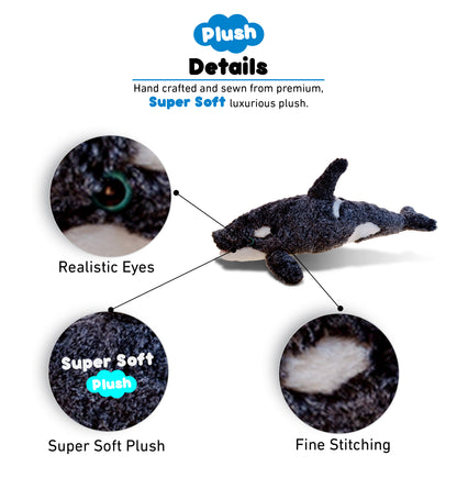 SUPER-SOFT PLUSH - KILLER WHALE