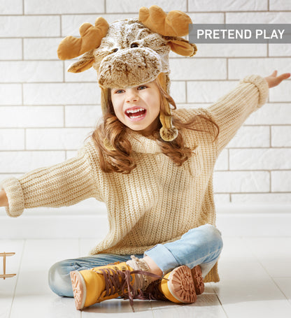 SUPER-SOFT PLUSH HAT - MOOSE
