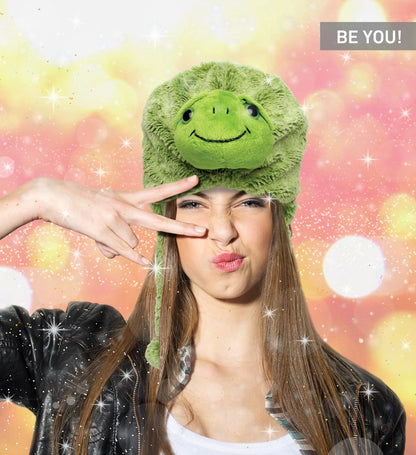 SUPER SOFT PLUSH HAT - SEA TURTLE