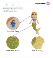SUPER-SOFT PLUSH - GREEN MERMAID