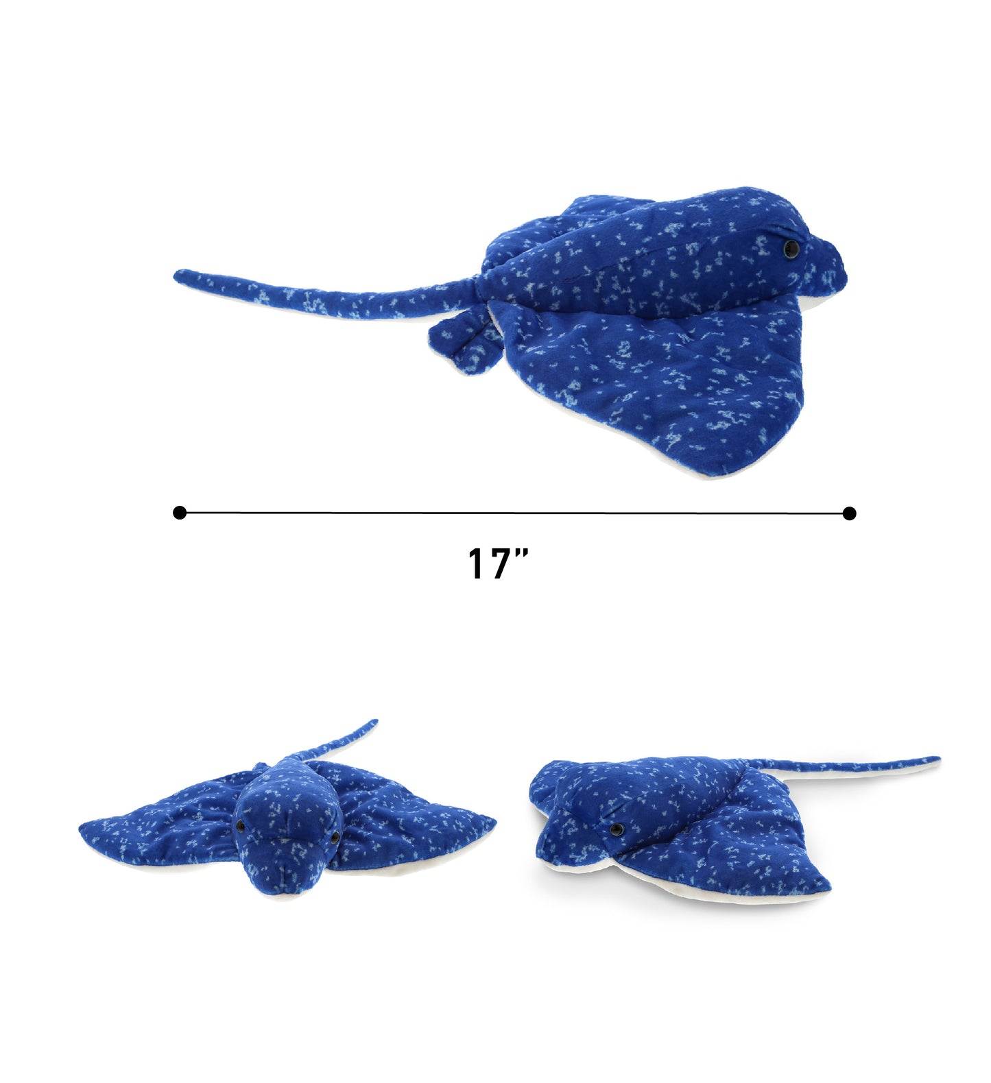 WILD COLLECTION PLUSH - 17" SPOTTED BLUE RAY