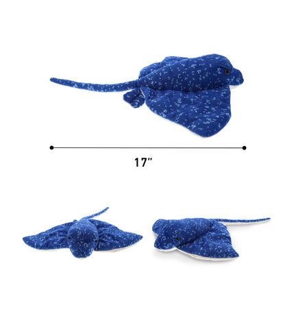 WILD COLLECTION PLUSH - 17" SPOTTED BLUE RAY