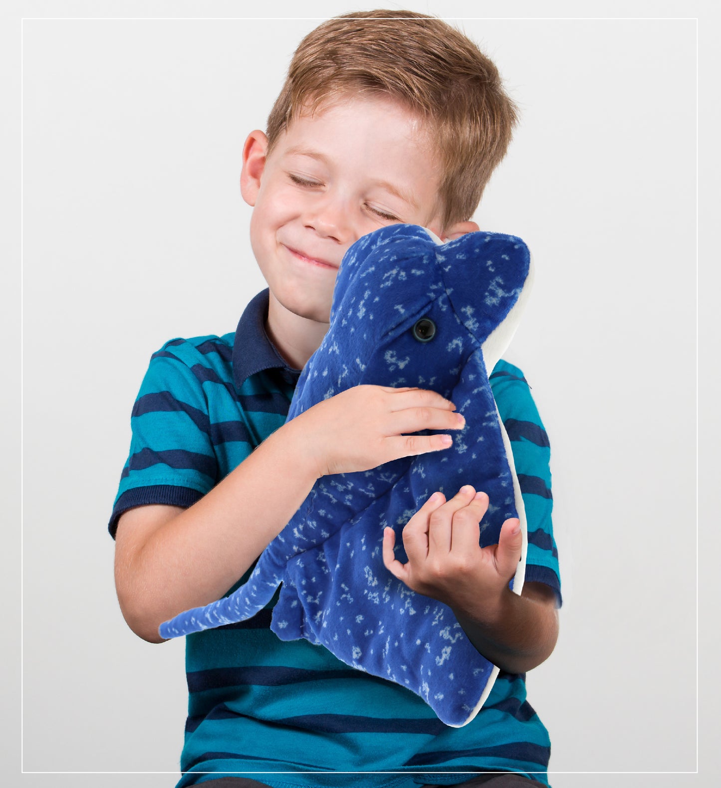 WILD COLLECTION PLUSH - 17" SPOTTED BLUE RAY
