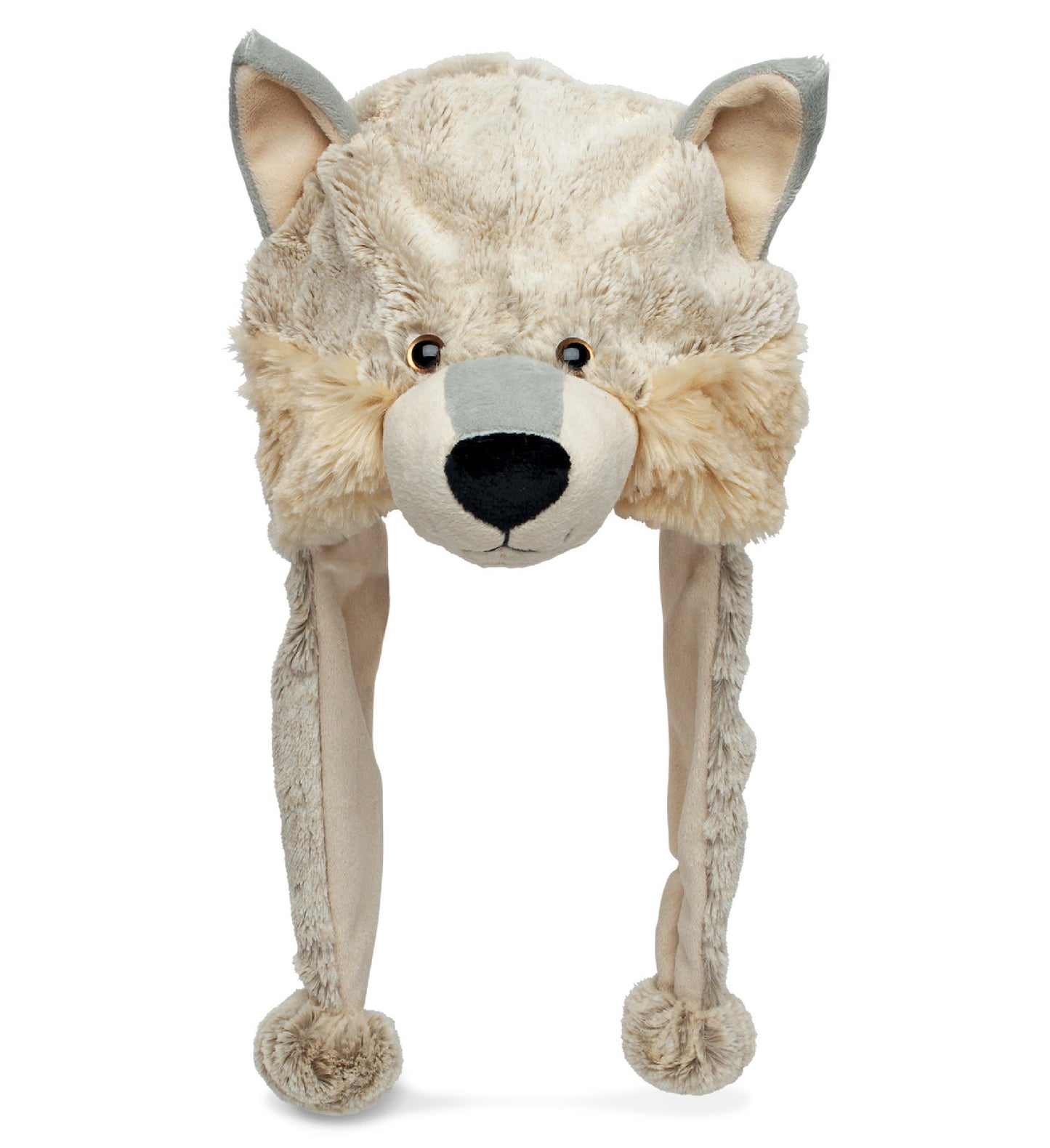 SUPER SOFT PLUSH HAT - WOLF