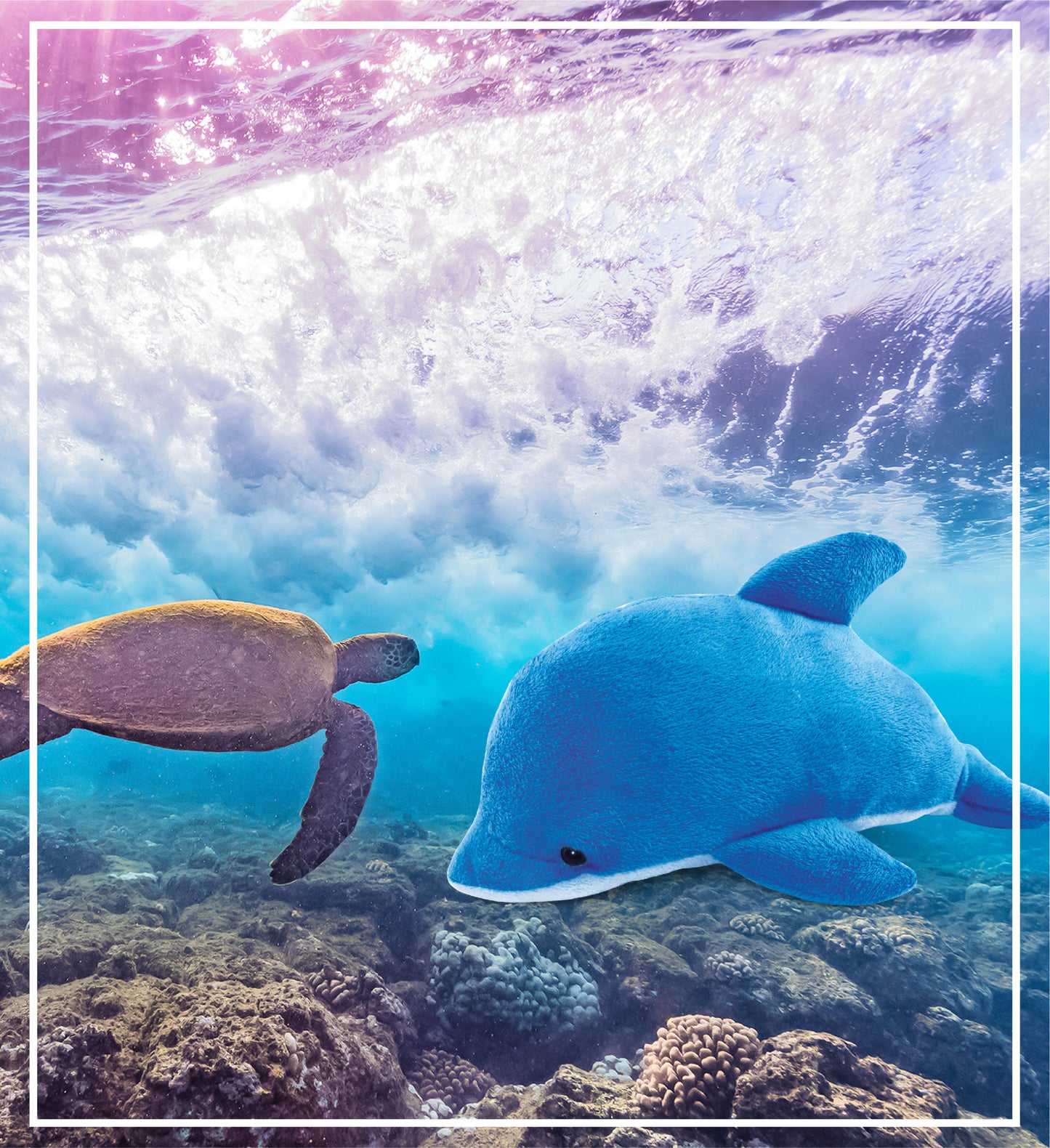 6" PLUSH - DOLPHIN
