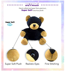 6" PLUSH - BLACK BEAR