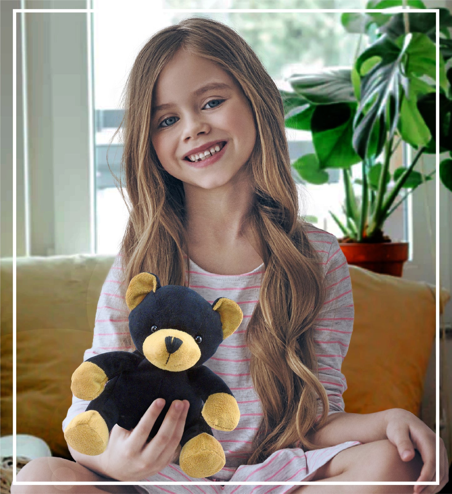 6" PLUSH - BLACK BEAR