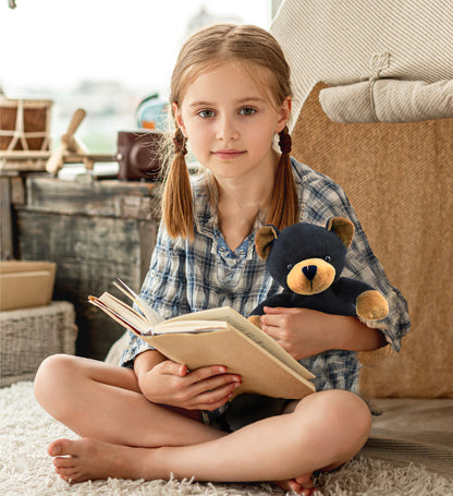 6" PLUSH - BLACK BEAR