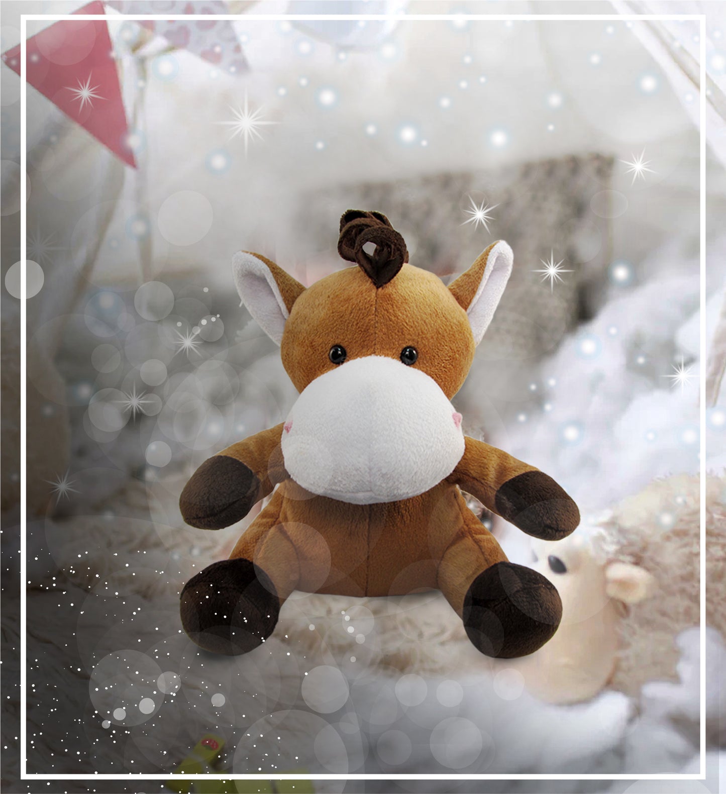 6" PLUSH - HORSE