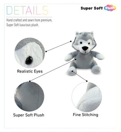 6" PLUSH - WOLF