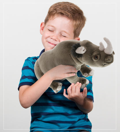 WILD COLLECTION PLUSH - 16" RHINO