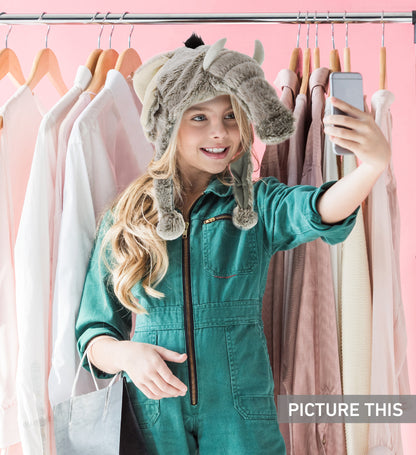 SUPER SOFT PLUSH HAT - ELEPHANT