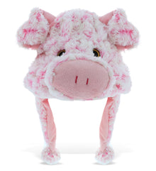 SUPER SOFT PLUSH HAT - PIG