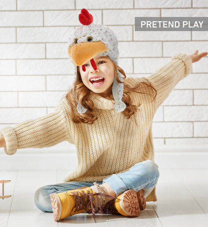 SUPER SOFT PLUSH HAT - ROOSTER